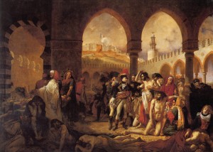 Antoine-Jean Gros: Bonaparte bei den Pestkranken von Jaffa, 1804; Paris, Louvre; Source/Photographer: Musée du Louvre