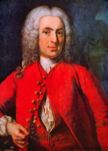 Porträt des Carolus Linnaeus (1707-1778) von Johan Henrik Scheffel (1690-1781), 1739; Wikimedia Commons (Current location unknown, Source/Photographer unknown)
