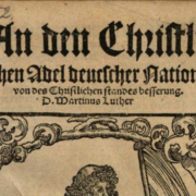 Erste Seite von Luthers Schrift "Von der Freiheit eines Christenmenschen" (Google Books)