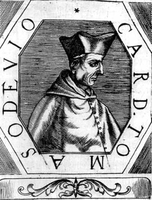 Kupferstich mit Portrait von Thomas Cajetan; Wikimedia Commons (public domain)