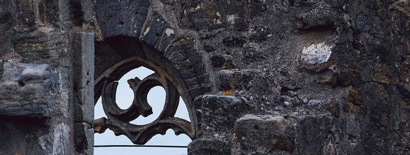Ausschnitt: Burg Altenstein (Unterfranken), die im Bauernkrieg beschädigt wurde. Bild: Michael Schnell