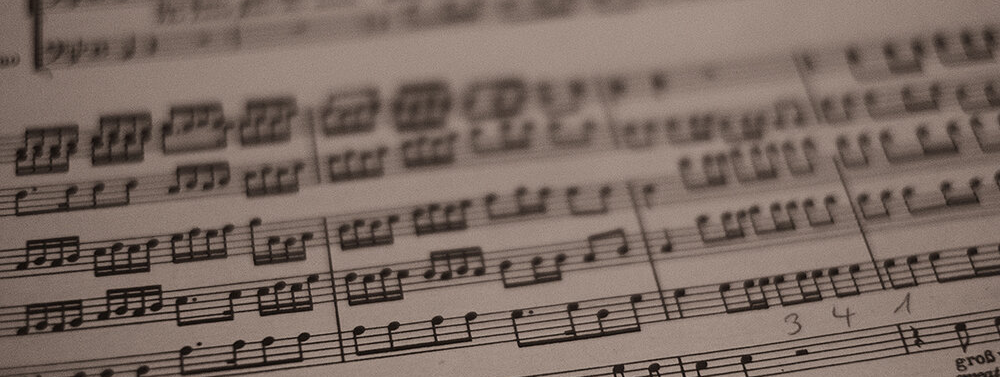 Notenblatt; Bild: Michael Schnell