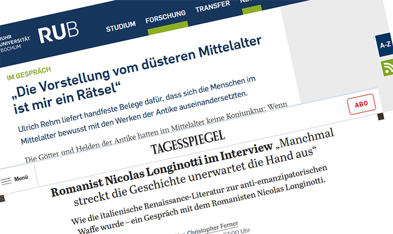 Screenshots der beiden im Text verlinkten Internetseiten
